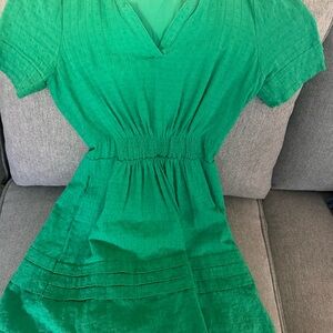 Draper James 100% Cotton Green Women's Dress